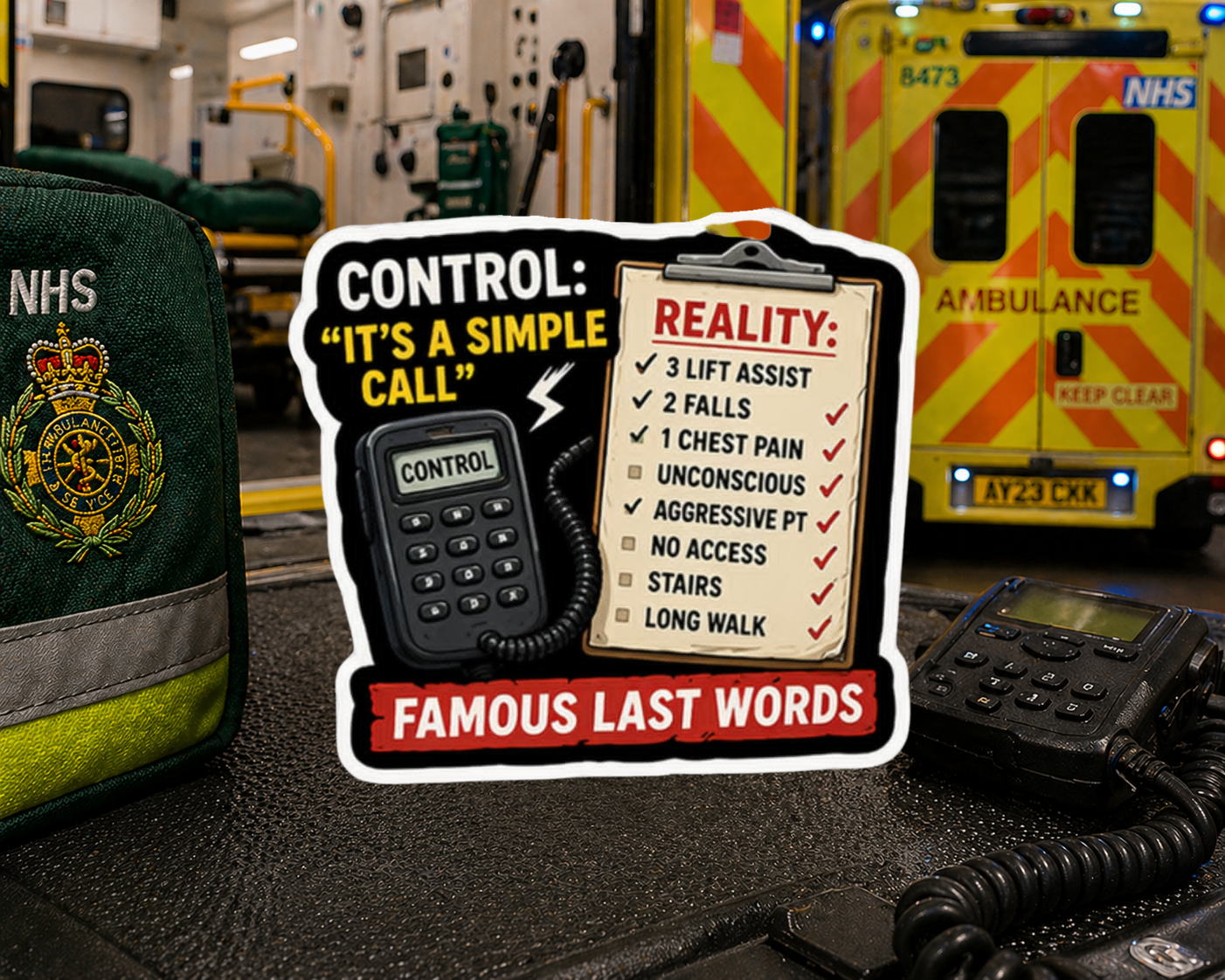 	Control: "It's A Simple Call" – Famous Last Words