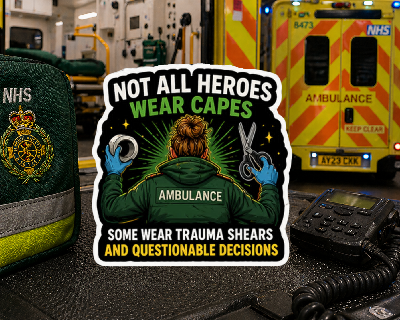 Not All Heroes Wear Capes – Trauma Shears & Questionable Decisions