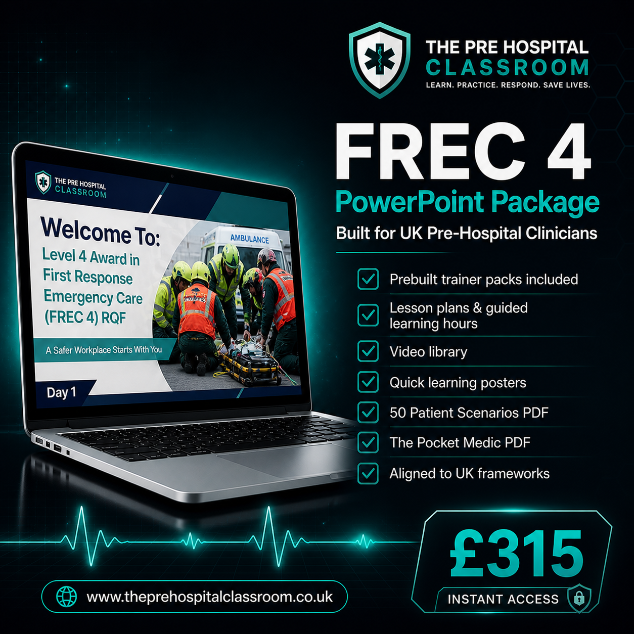 First Response Emergency Care Level 4 (FREC 4) – PowerPoint Package