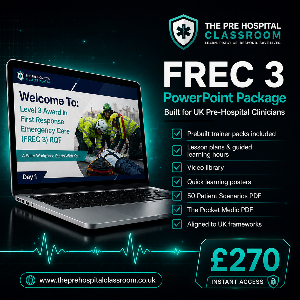 First Response Emergency Care Level 3 (FREC 3) – PowerPoint Package